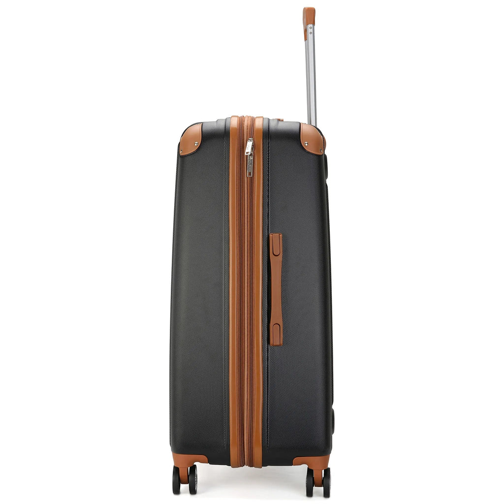 Collins 3 Piece Expandable Retro Luggage Set Travellty
