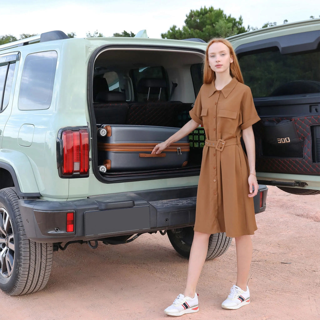 Collins 3 Piece Expandable Retro Luggage Set Travellty