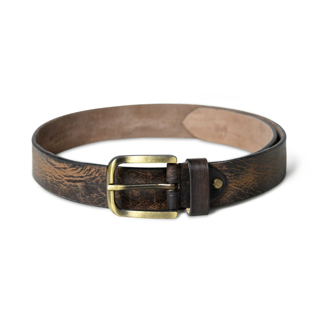 Eden Dark Brown Men's Leather Belt Classy Leather Bags
