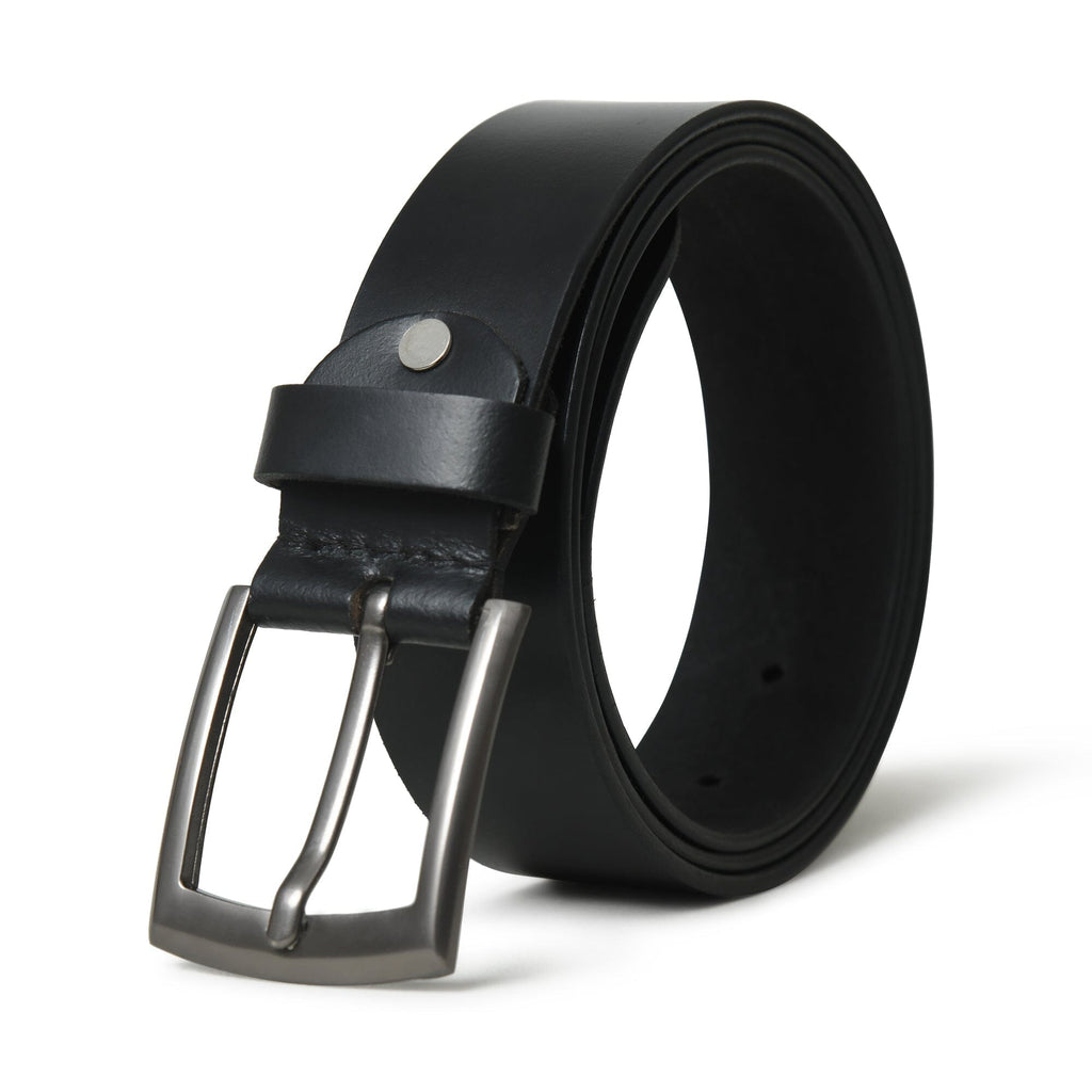 Minimalist Black Leather Belt Classy Leather Bags
