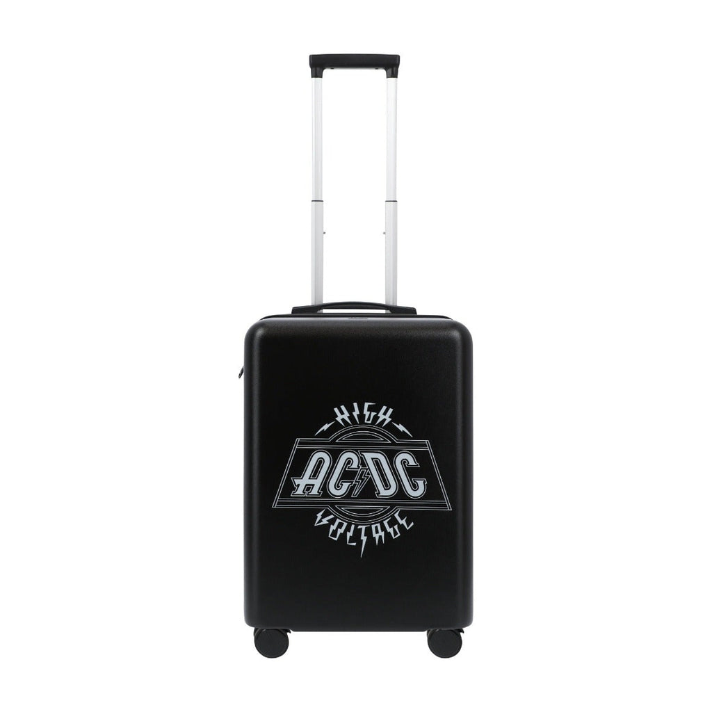 AC/DC 22.5" Spinner Suitcase Black Carry-On Luggage Ful Luggage