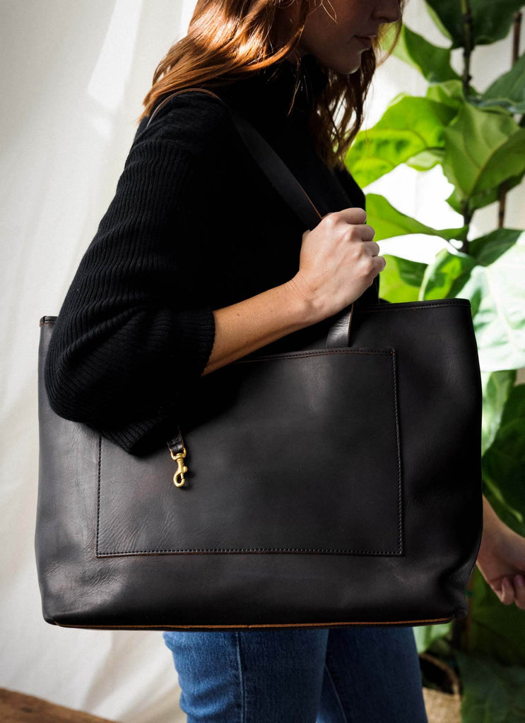 The Oversized Leather Tote WP Standard