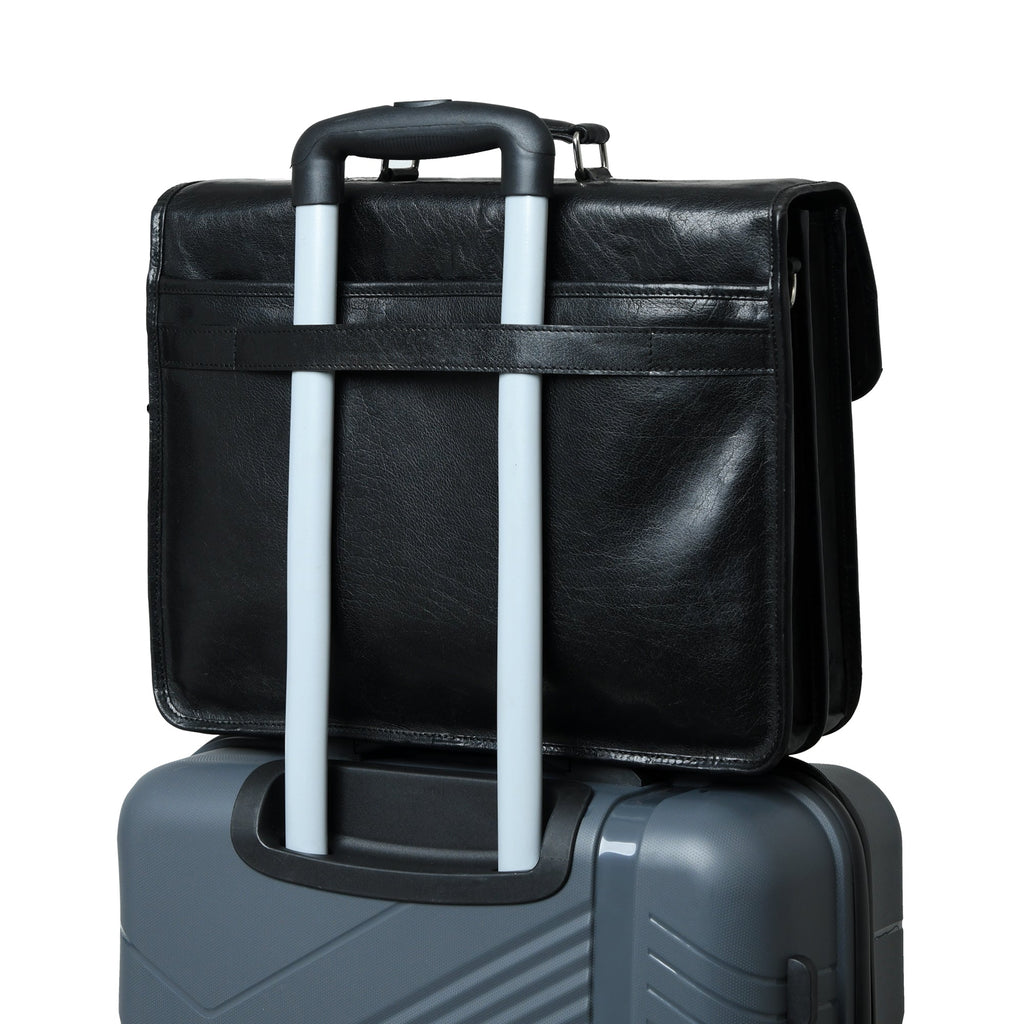 The Architect Black Executive Classy Leather Bags