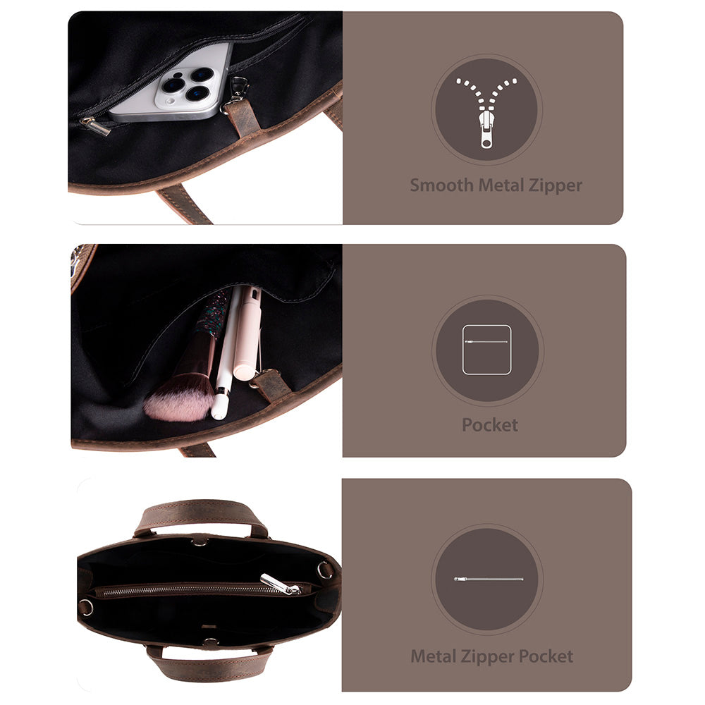 Valetto Leather Tote Bag Mizuri Leather