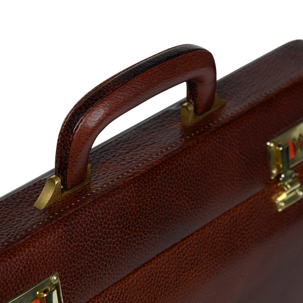 Rich Brown Office Suitcase Classy Leather Bags