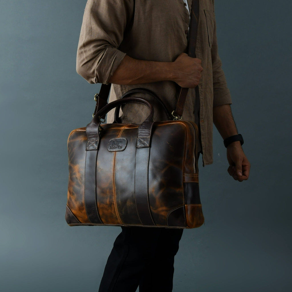 Brown Jefferson Briefcase Classy Leather Bags