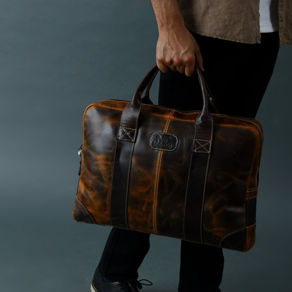Brown Jefferson Briefcase Classy Leather Bags