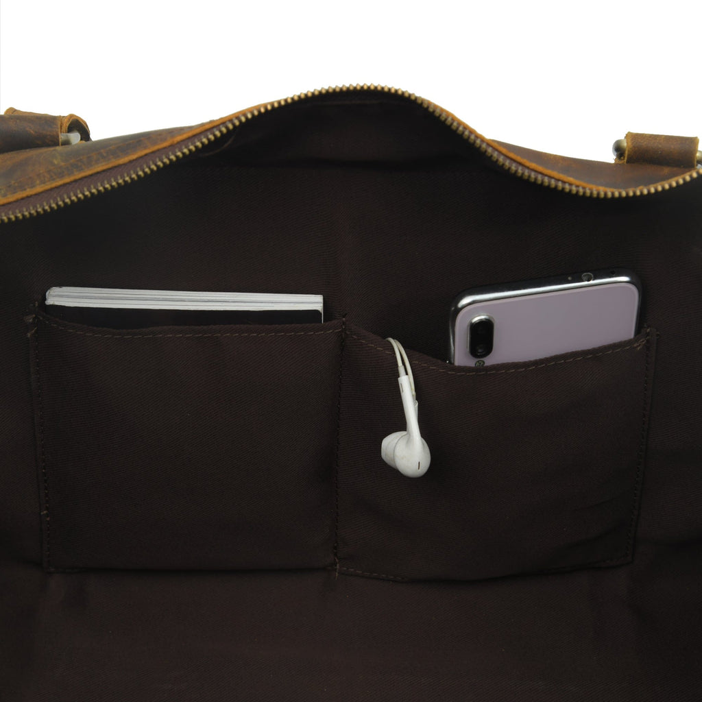 The Goldman Travel Duffel Classy Leather Bags