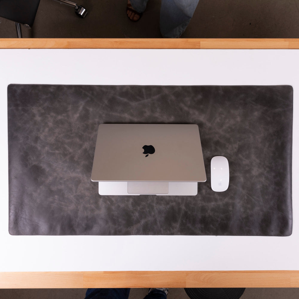 Leather Desk Mat (37 cm X 80 cm) Mizuri Leather