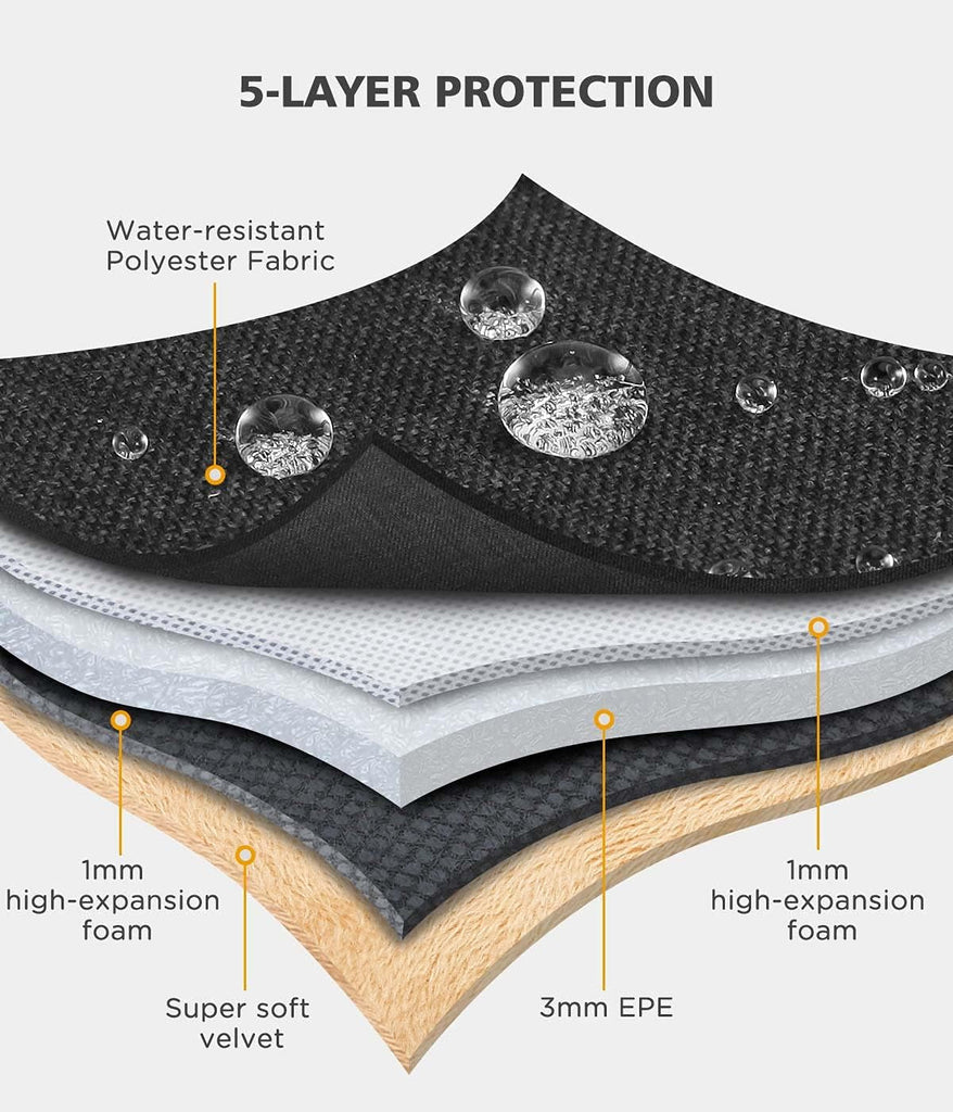 17.3 Inch Laptop Sleeve Case Notebook Shoulder Bag Carrying Bag Water-Resistant Handbag for 17.3" Gaming Pavilion 17 / P73 P17 / Inspiron 17 / G7 17 / Precision 17 7740 7750 / Chromebook 317 Rnispir Store