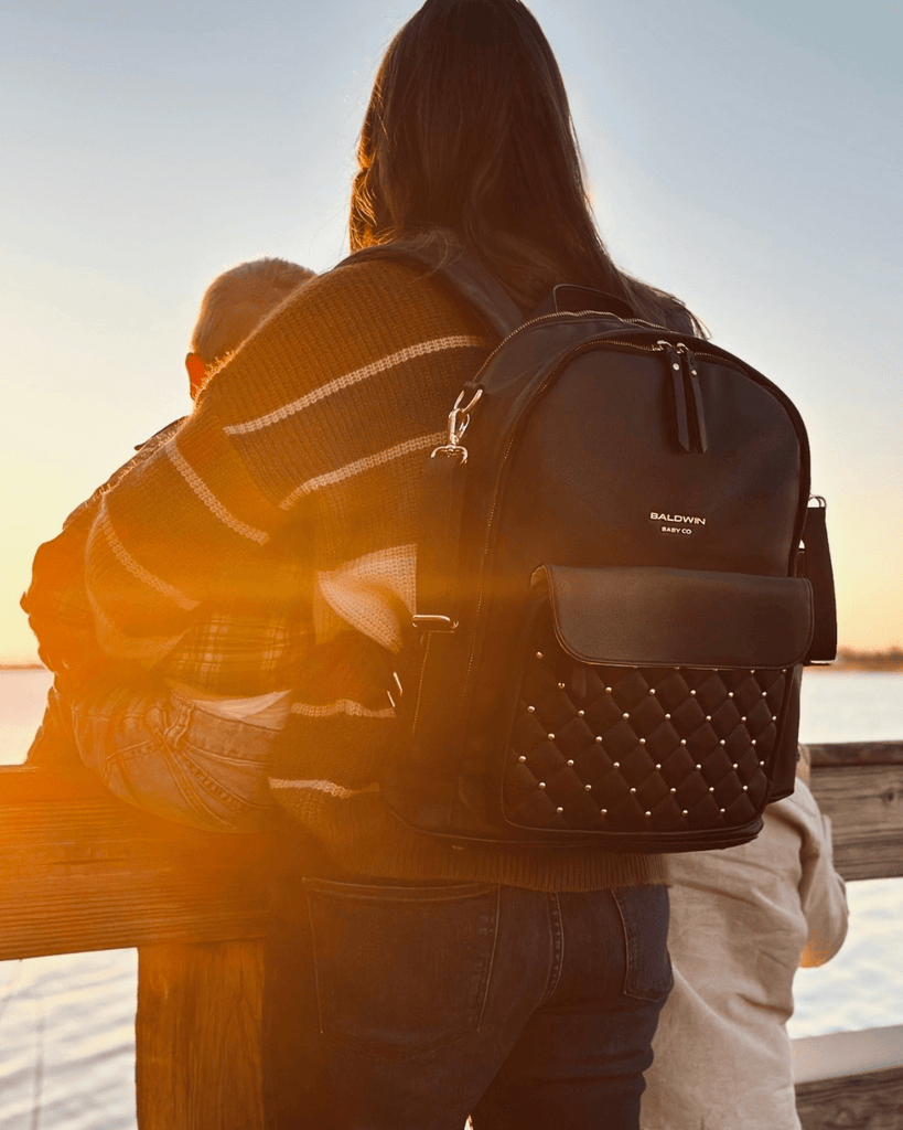 The Daphne Diaper Bag - Onyx Baldwin Baby Company