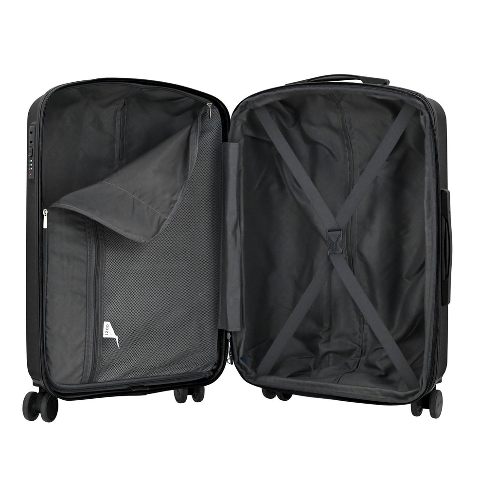 IZOD Mateo 20-Inch Carry-On Luggage – Lightweight Expandable ABS Hardside Suitcase with 360° Dual Spinner Wheels & Built-In Combo Lock - LuggageDesigners