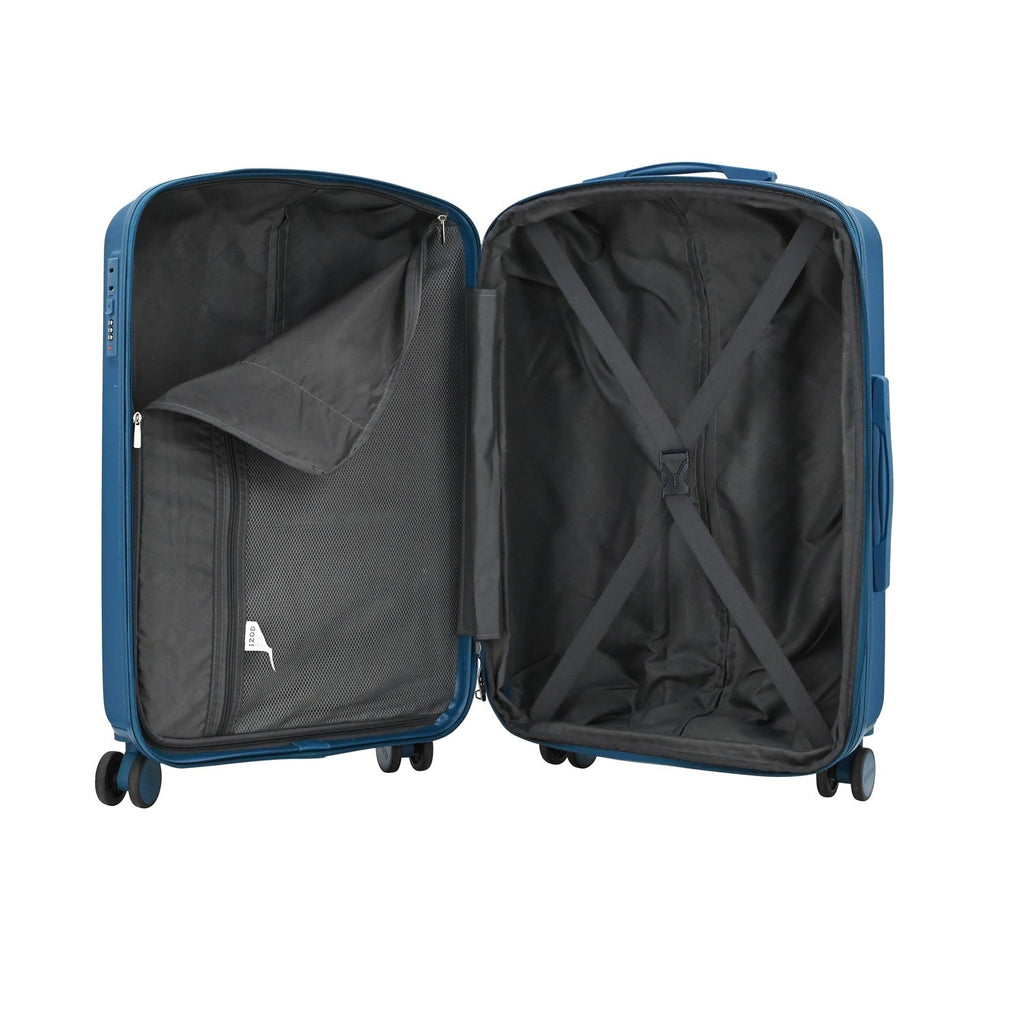 IZOD Mateo 20-Inch Carry-On Luggage – Lightweight Expandable ABS Hardside Suitcase with 360° Dual Spinner Wheels & Built-In Combo Lock - LuggageDesigners