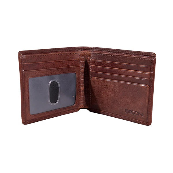 Boconi Becker Leather Slim RFID Billfold Wallet Boconi