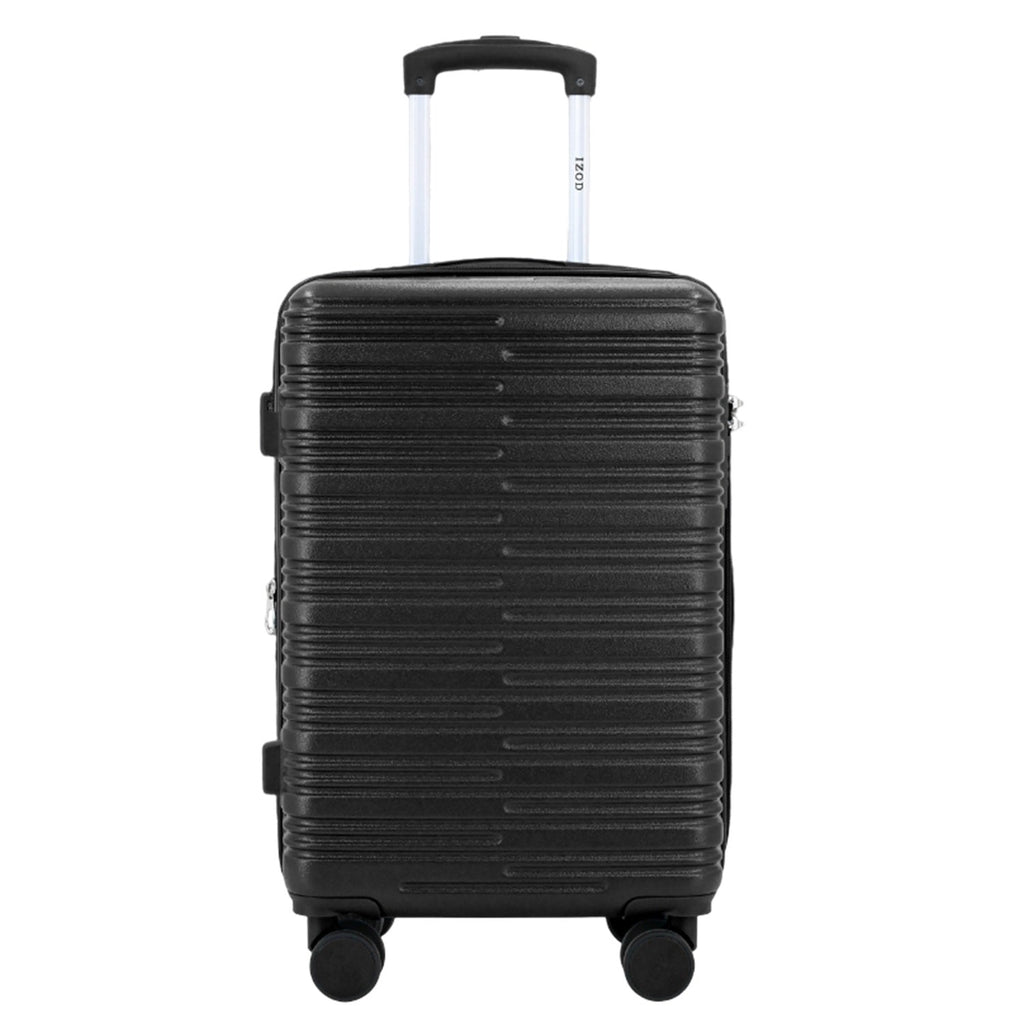 IZOD Romeo 20-Inch Carry-On Luggage – Lightweight Expandable ABS Hardside Suitcase with 360° Dual Spinner Wheels & Built-In Combo Lock - LuggageDesigners