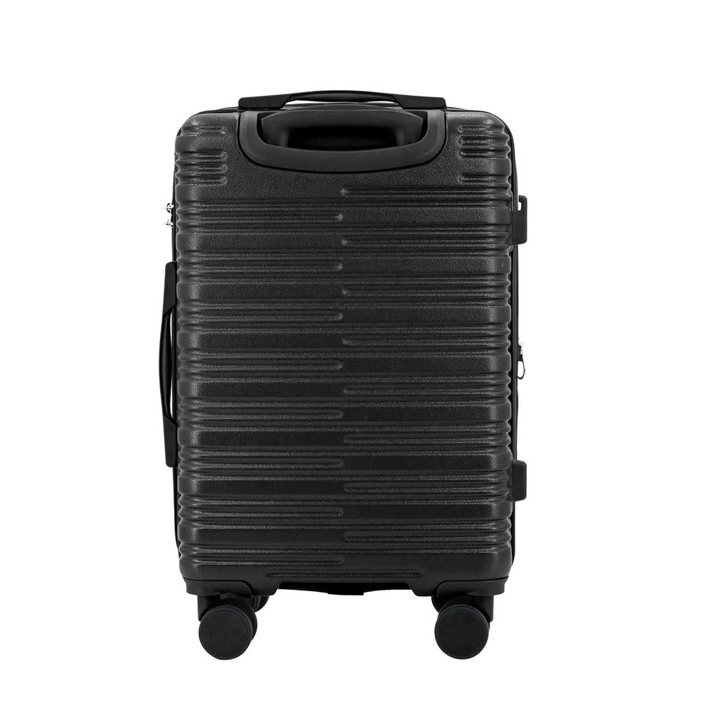 IZOD Romeo 20-Inch Carry-On Luggage – Lightweight Expandable ABS Hardside Suitcase with 360° Dual Spinner Wheels & Built-In Combo Lock - LuggageDesigners