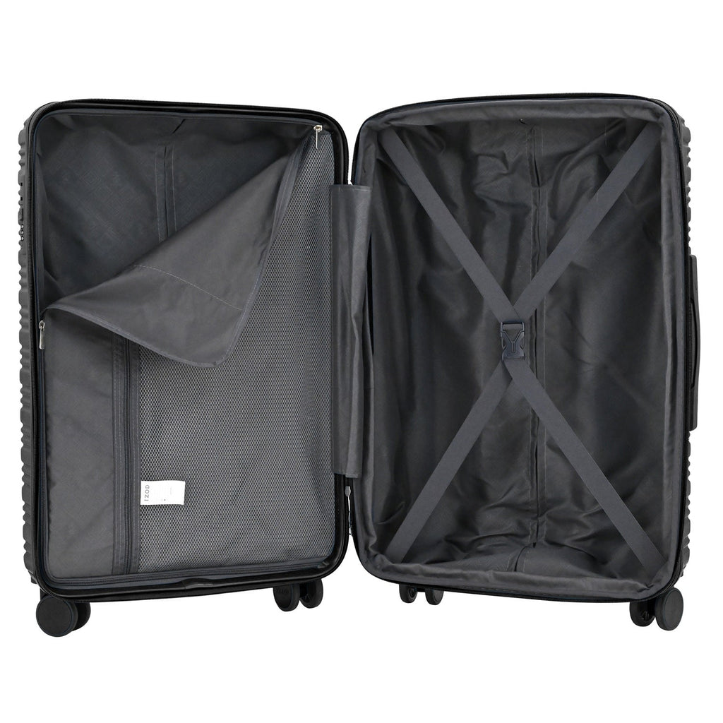 IZOD Romeo 20-Inch Carry-On Luggage – Lightweight Expandable ABS Hardside Suitcase with 360° Dual Spinner Wheels & Built-In Combo Lock - LuggageDesigners