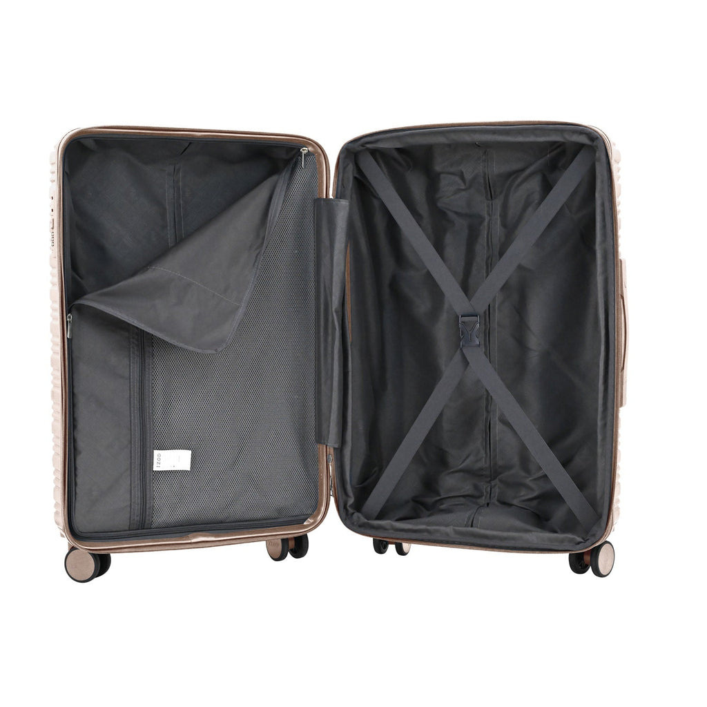 IZOD Romeo 20-Inch Carry-On Luggage – Lightweight Expandable ABS Hardside Suitcase with 360° Dual Spinner Wheels & Built-In Combo Lock - LuggageDesigners