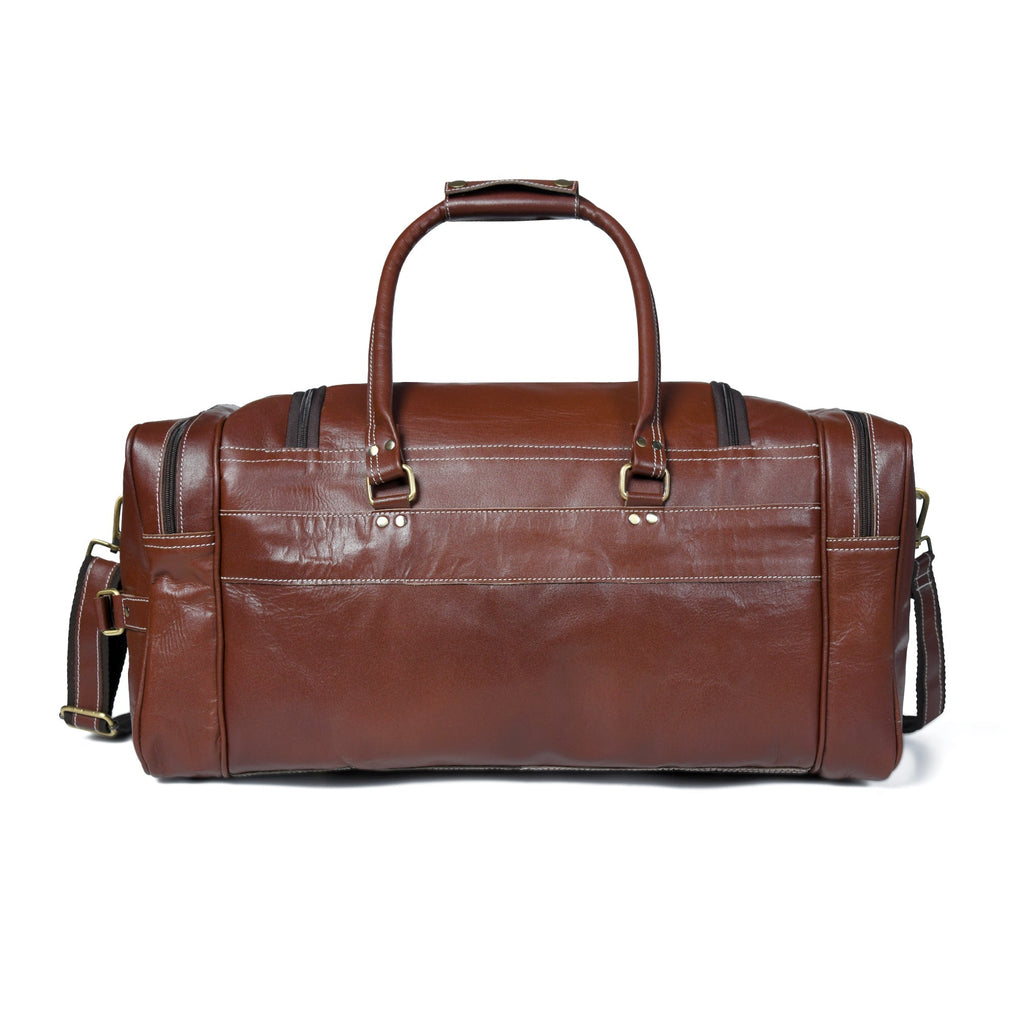 Upgraded Traveler Weekender Duffle Classy Leather Bags