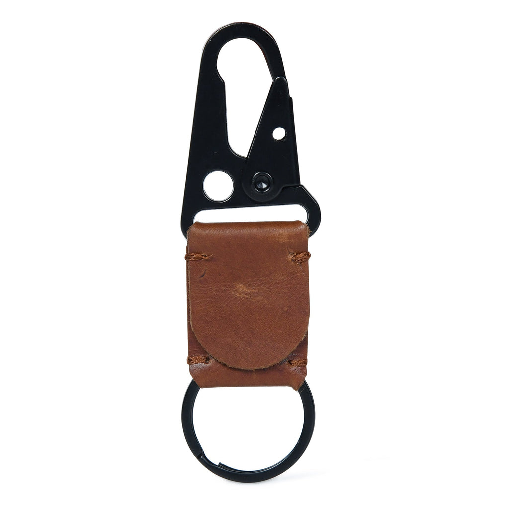 Leather-Metal Key Ring Keychain Classy Leather Bags