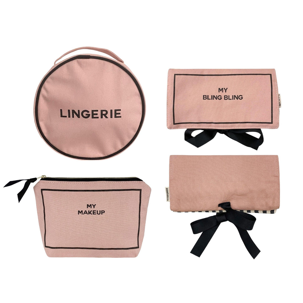 Deal Gift Set for Her, 3-pack, Pink/Blush Bag-all