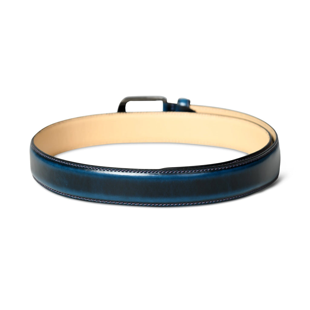Eclipse Blue Leather Belt Classy Leather Bags