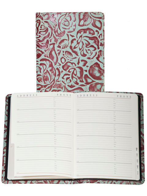 Scully Italian Leather Telephone and Address Book Scully