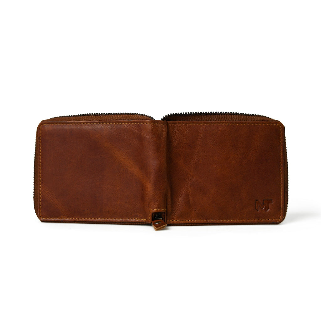 Adams Bi-Fold Wallet- Walnut Brown Classy Leather Bags
