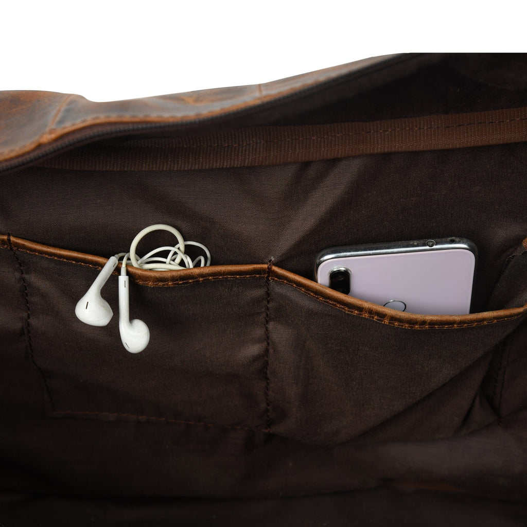 The Stellan Buffalo Duffel Classy Leather Bags