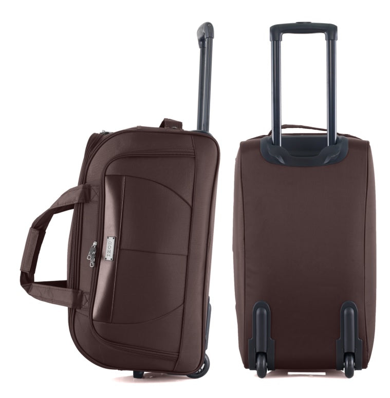 IZOD Carol Lightweight Soft Shell Rolling Duffel Bag with Wheels and Telescopic Handle – Travel-Ready Luggage Duffel Mirage Luggage