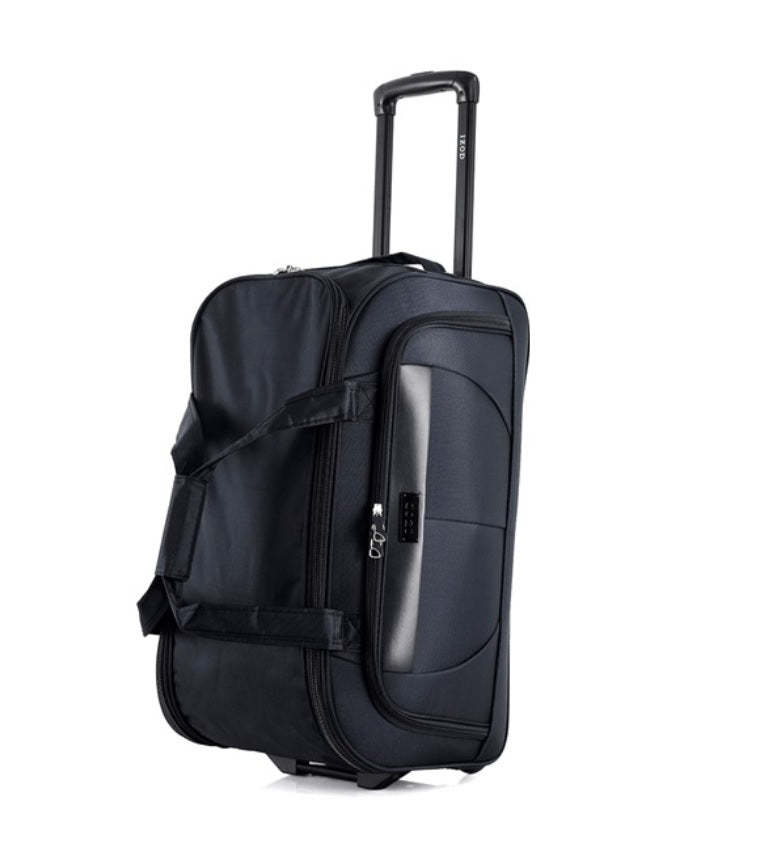 IZOD Carol 20" Lightweight Soft Shell Rolling Duffel Bag with Wheels and Telescopic Handle – Travel-Ready Luggage Duffel - LuggageDesigners