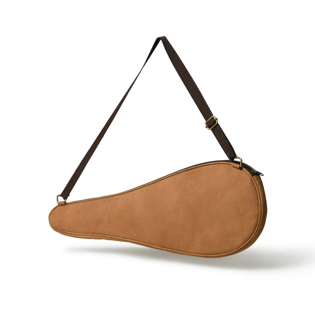 Steller Badminton Racket Cover - Tan Brown Classy Leather Bags