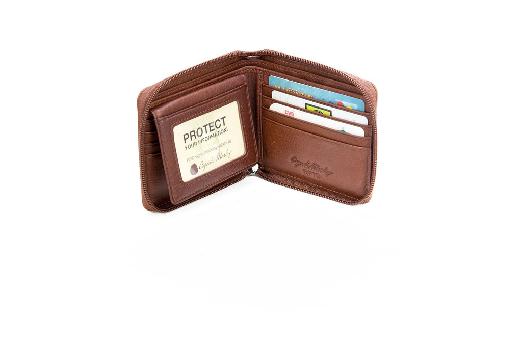 Osgoode Marley RFID Zipper Passcase Wallet 1225 Osgoode Marley