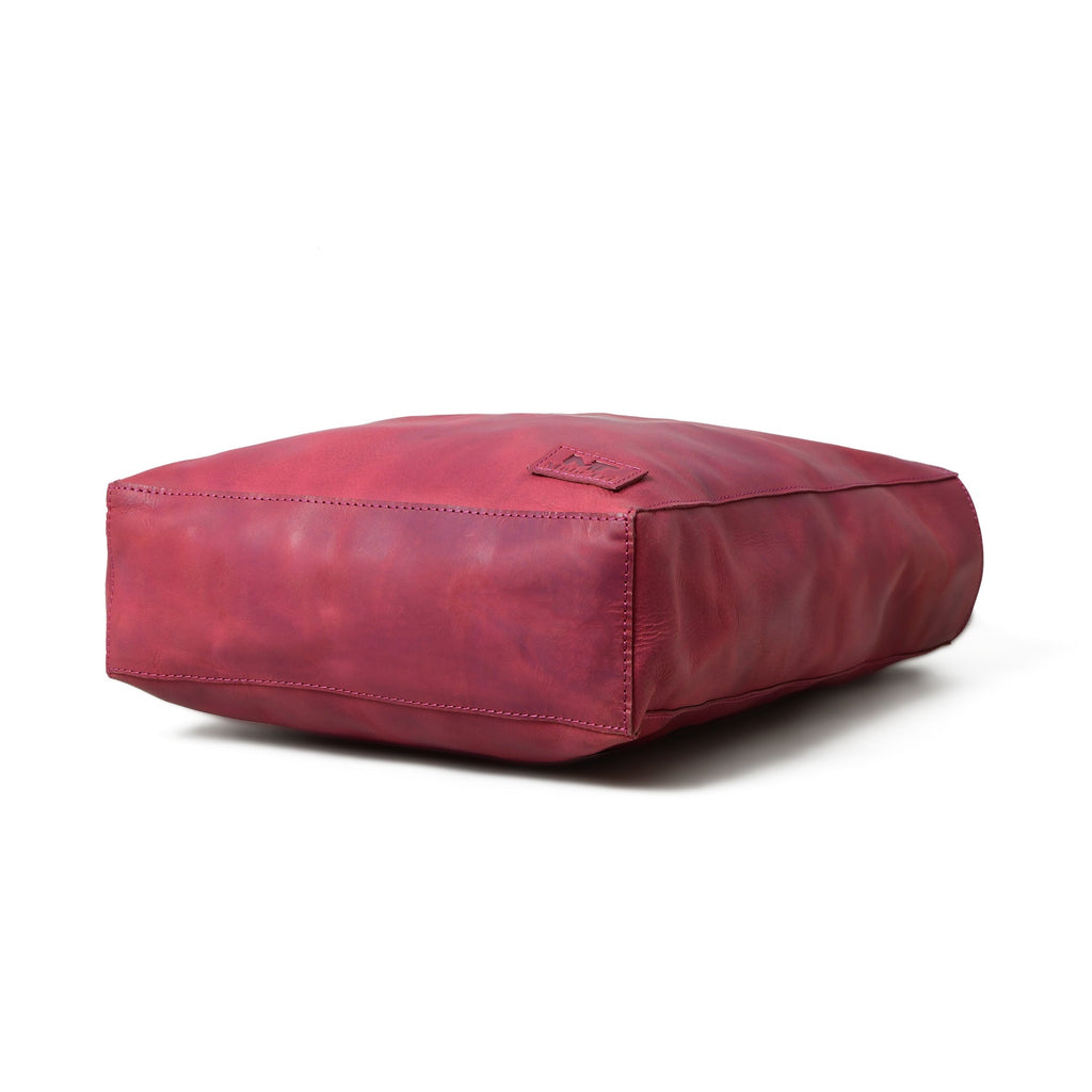 Maroon Leather Tote Bag Classy Leather Bags