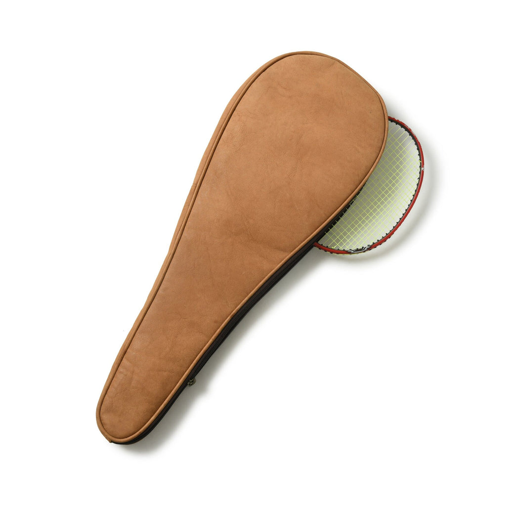 Steller Badminton Racket Cover - Tan Brown Classy Leather Bags