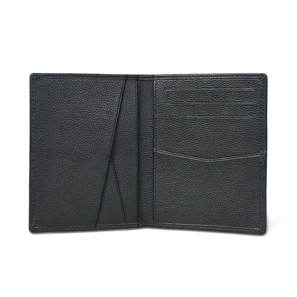 Front Pocket Black Passport Holder Classy Leather Bags