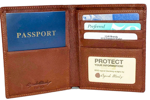 Osgoode Marley RFID Passport Wallet 1245 Osgoode Marley