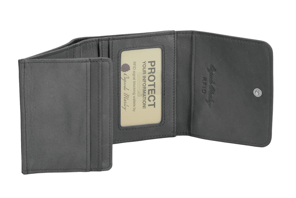 Osgoode Marley RFID Trifold Leather Mini Wallet 1254 Osgoode Marley