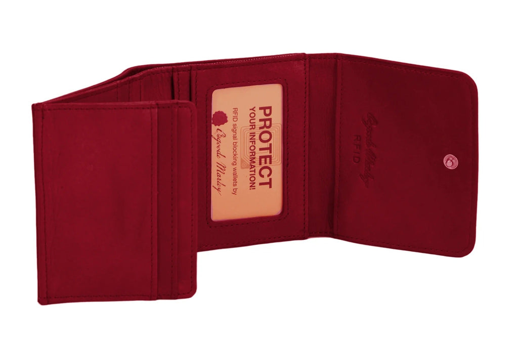 Osgoode Marley RFID Trifold Leather Mini Wallet 1254 Osgoode Marley