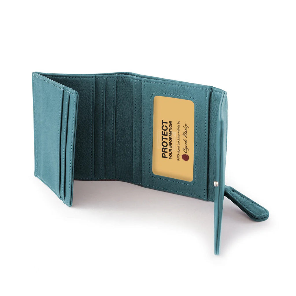 Osgoode Marley RFID Trifold Leather Mini Wallet 1254 Osgoode Marley