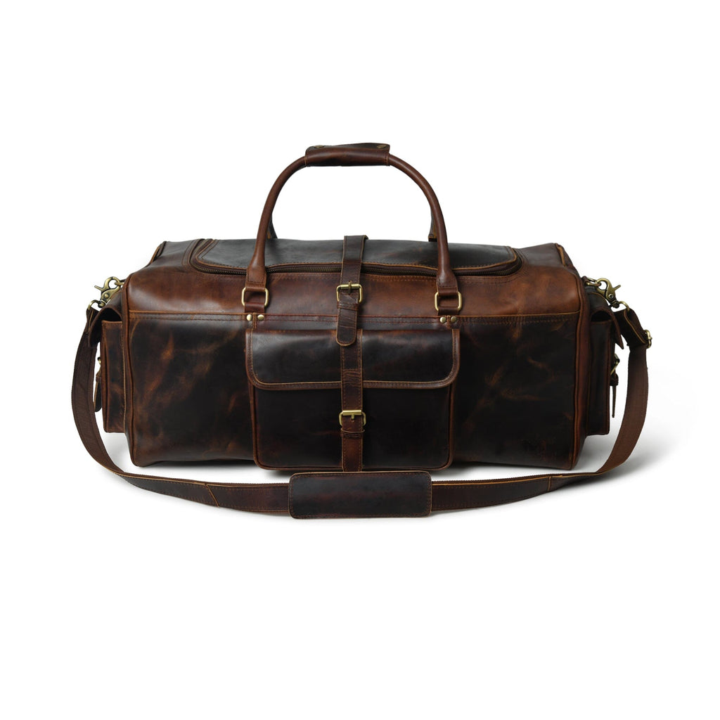 The Stellan Buffalo Duffel Classy Leather Bags