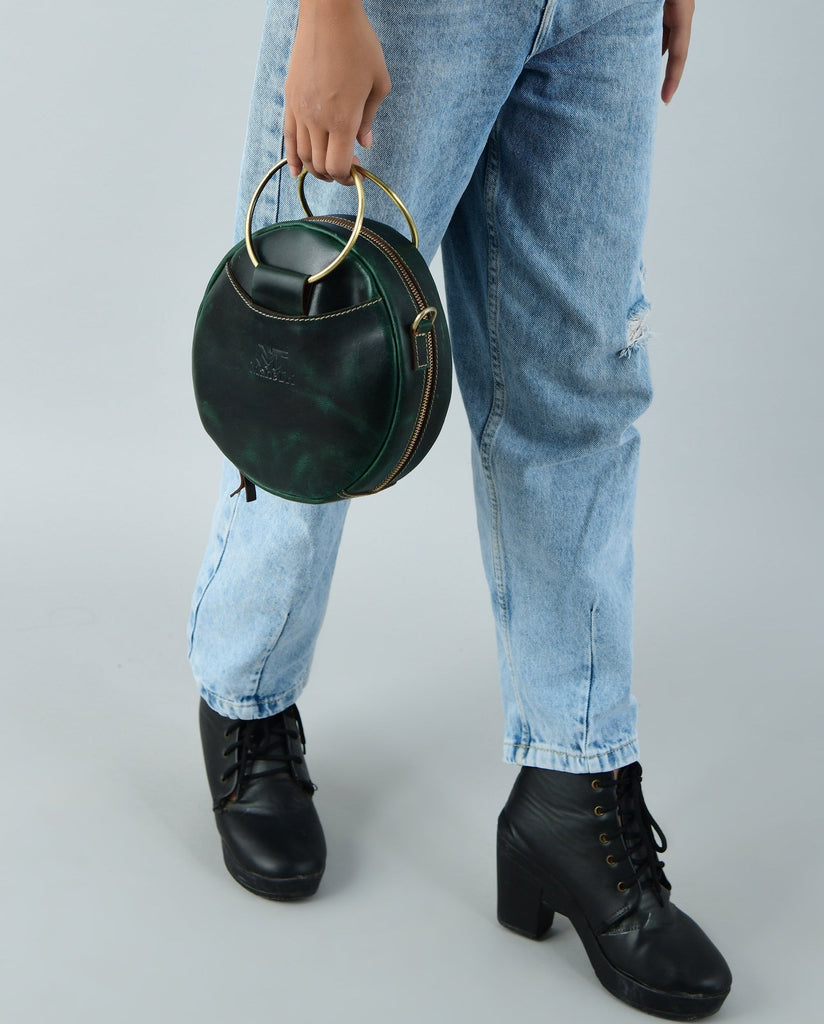 Rosie Sling Circle Bag Classy Leather Bags
