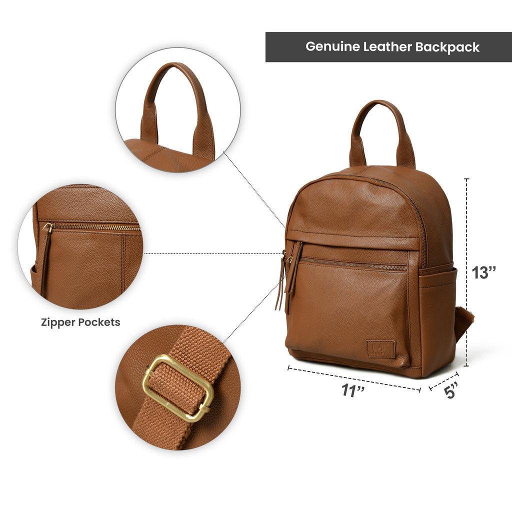 Mini Journey Leather Backpack Classy Leather Bags