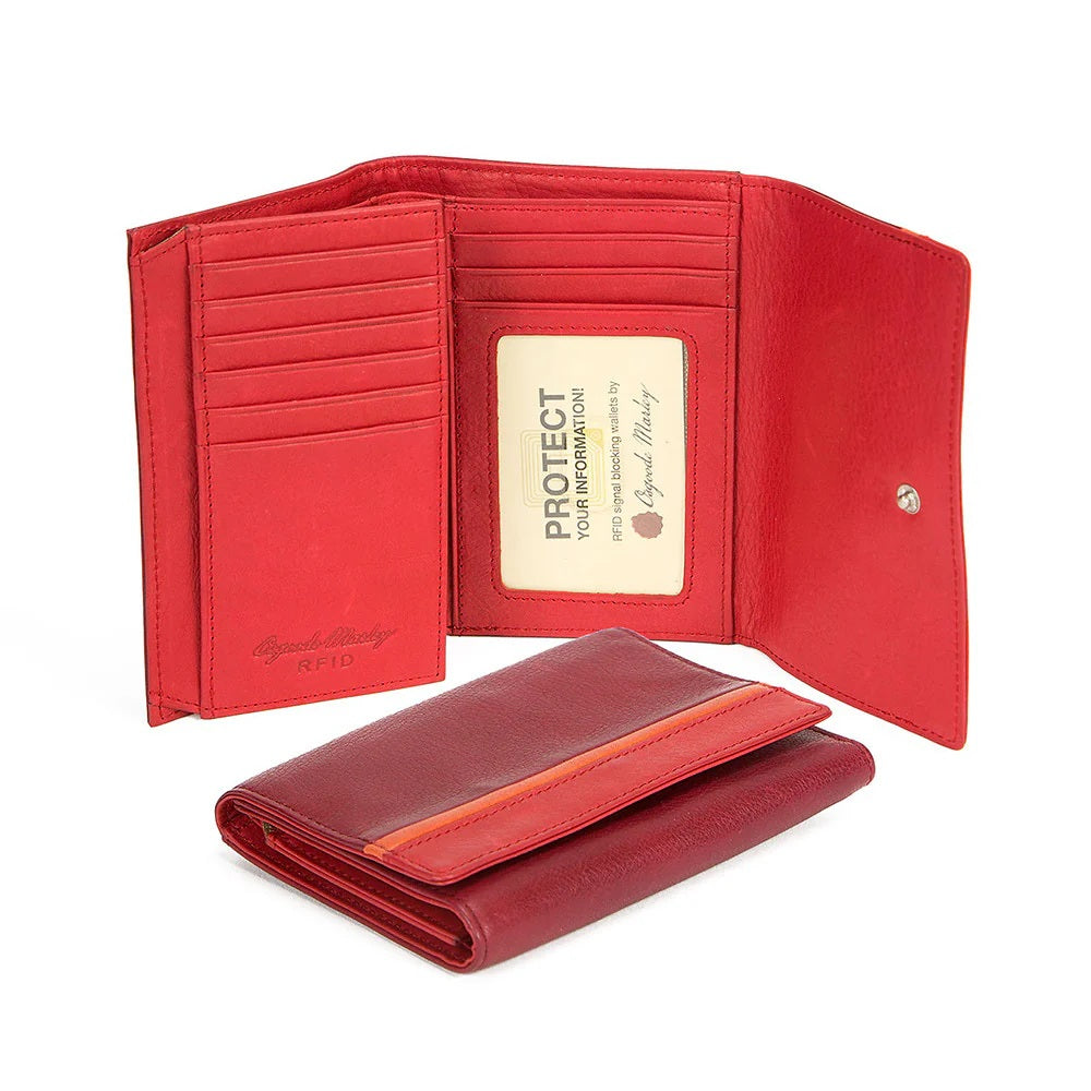 Osgoode Marley RFID 5" Leather Flap Wallet 1404 Osgoode Marley