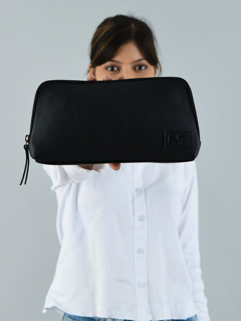 Classic Black Leather Clutch Classy Leather Bags