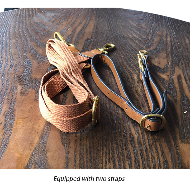 Leather Crossbody Bag for Women, Retro Leather Handbag with Removable Strap, Full Grain Leather Satchel Bag RockCow Leather Studio