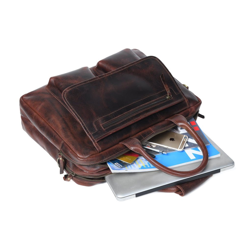 Buffalo Leather Pilot Bag Classy Leather Bags