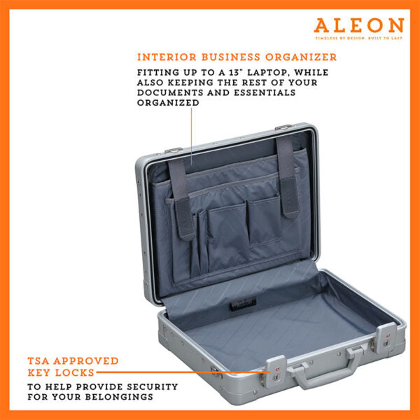 Aleon 15" Aluminum Briefcase Attache Aleon