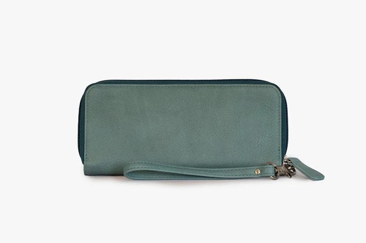 Osgoode Marley RFID Leather Zip Clutch w/ Wrist strap 1614 Osgoode Marley
