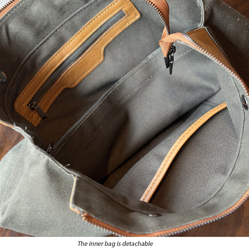 Genuine Leather Large Tote Bags for Women, Full Grain Leather Shoulder Bags for Work RockCow Leather Studio
